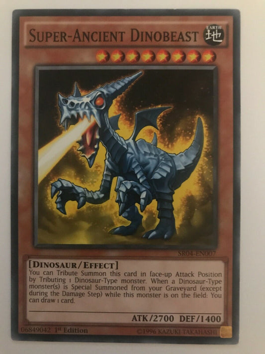Super-Ancient Dinobeast - SR04-EN007 - Common - 1st Edition - YuGiOh