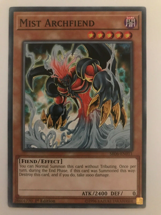 Mist Archfiend - SR06-EN0011 - Common - 1st Edition - YuGiOh