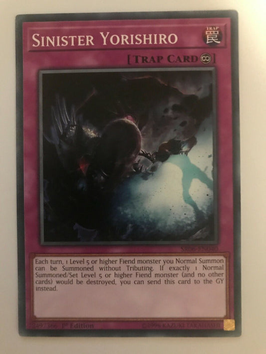 Sinister Yorishiro - SR06-EN040 - Common - 1st Edition - YuGiOh