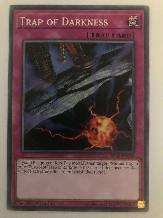 Trap Of Darkness - SR06-EN036 - Common - 1st Edition - YuGiOh
