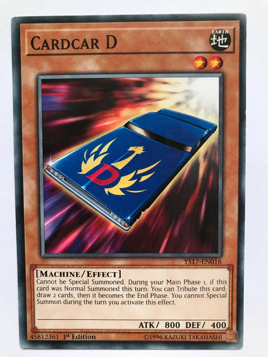 Cardcar D - YS17-EN016 - Common - 1st Edition - YuGiOh