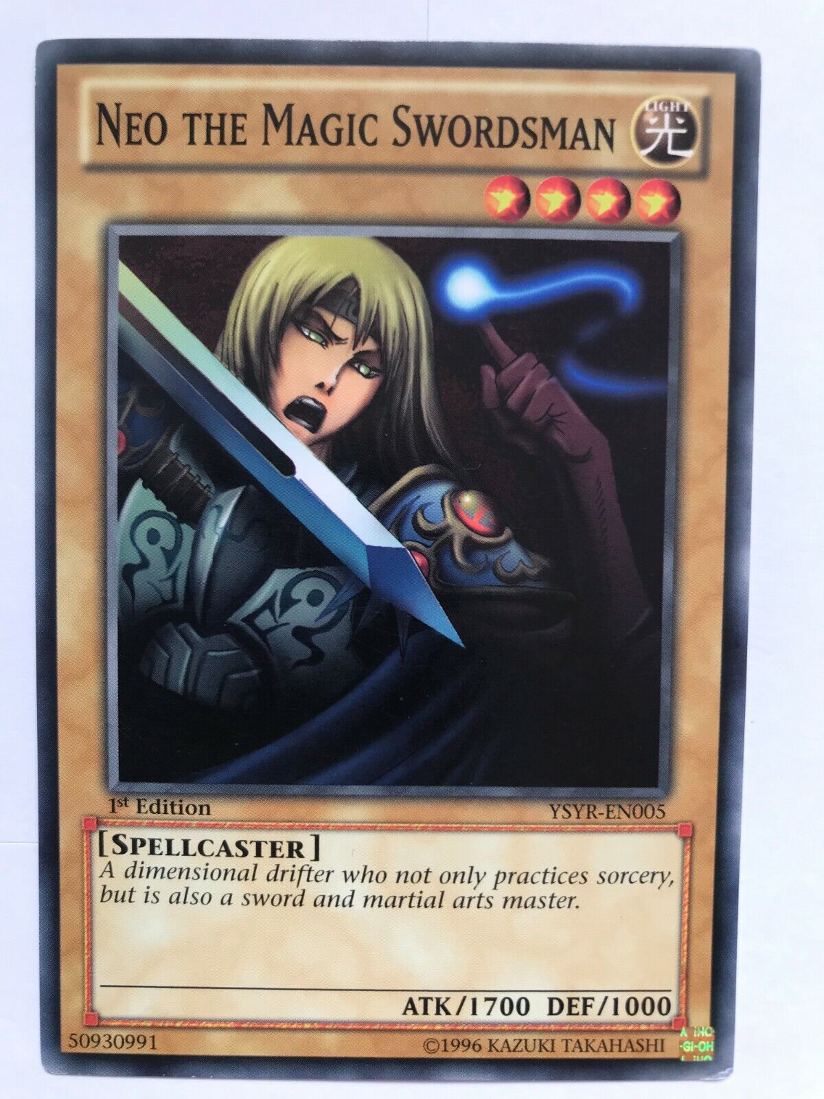Neo The Magic Swordsman - YSYR-EN005 - Common - 1st Edition- YuGiOh