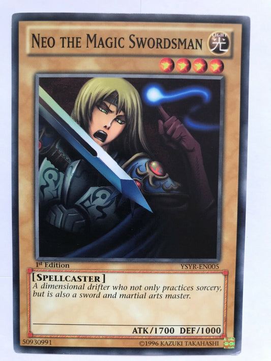 Neo The Magic Swordsman - YSYR-EN005 - Common - 1st Edition- YuGiOh