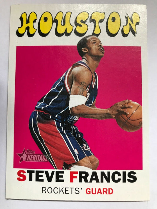 eve Francis #12 2001 - NBA Topps Heritage Basketball Card