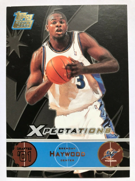 Brendon Haywood #120 2000-01 - NBA Topps Xpectations Rookie Basketball Card