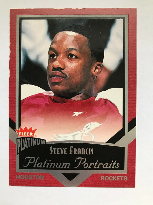 Steve Francis #4 2002-03 - NBA Fleer Platinum Portraits Basketball Card
