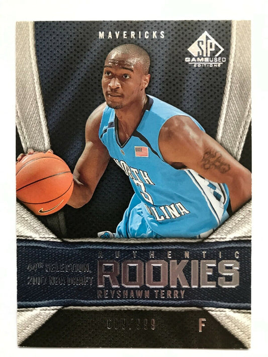 Reyshawn Terry #179 2007-08 - NBA Upper Deck Game Used Edition Basketball Card