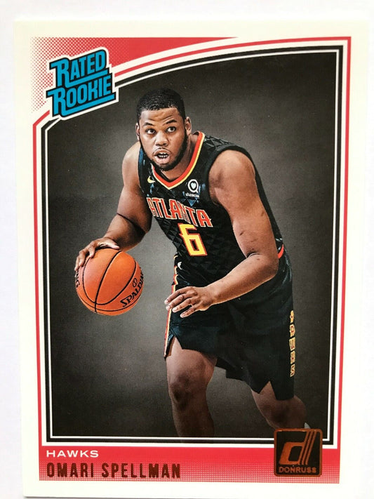 Omari Spellman #196 2018-19 - NBA Panini Donruss Rated Rookie Basketball Card