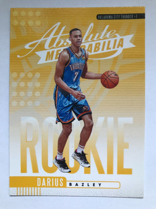 Darius Bazley #15 2019-20 - NBA Panini Absolute Memorabilia Basketball Card