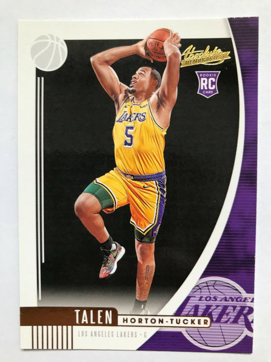 Talen Horton-Tucker #29 2019-20 NBA Panini Absolute Memorabilia Basketball Card