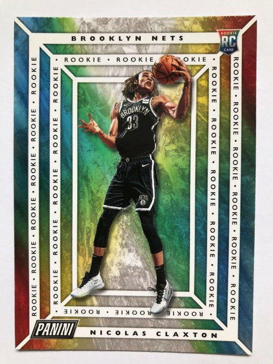 Nicolas Claxton #77 2019-20 NBA Panini Player of the Day Rookie Basketball Card