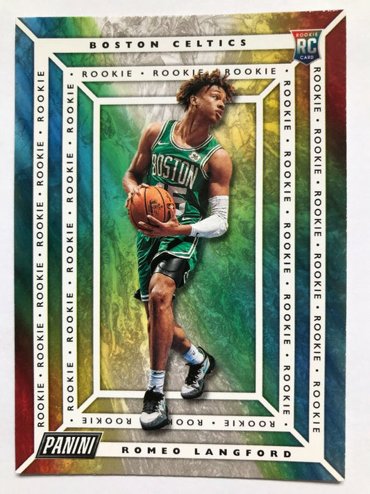 Romeo Langford #74 2019-20 NBA Panini Player of the Day Rookie Basketball Card