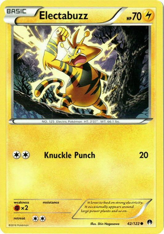 Electabuzz - 42/122 - Common - Pokemon BREAKPoint