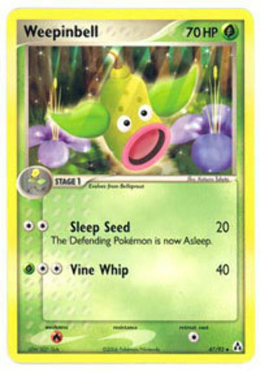 Weepinbell - 47/92 - Uncommon EX Legend Maker