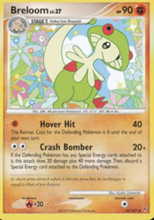 Breloom - 52/147 - Uncommon - Reverse Holo - Pokemon Supreme Victors LP