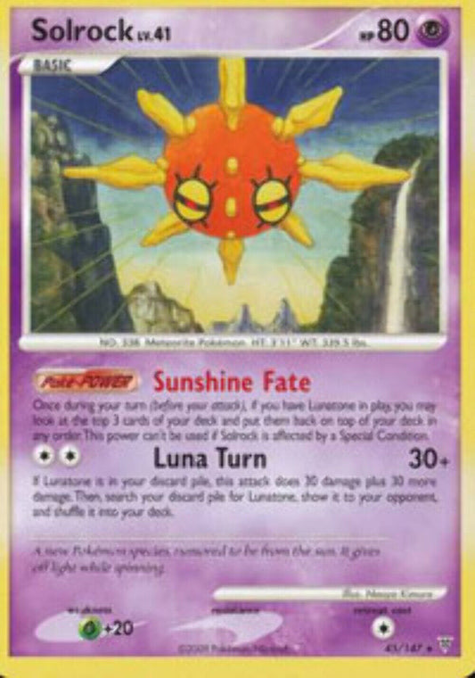 Solrock - 45/147 - Rare - Pokemon Supreme Victors