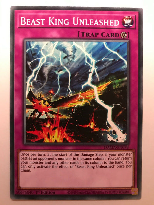 Beast King Unleashed - DAMA-EN078 - Common - 1st Edition