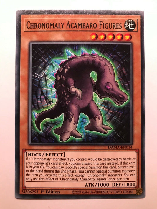 Chronomaly Acambaro Figures - DAMA-EN014 - Common - 1st Edition - YuGiOh
