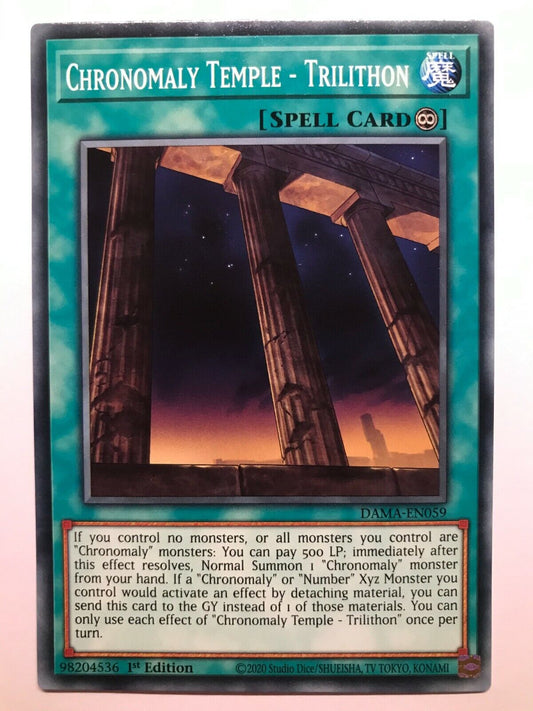 Chronomaly Temple - Trilithon - DAMA-EN059 - Common - 1st Edition - YuGiOh