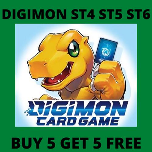 Digimon Card Game - ST4 - ST5 - ST6 Choose Your Cards!