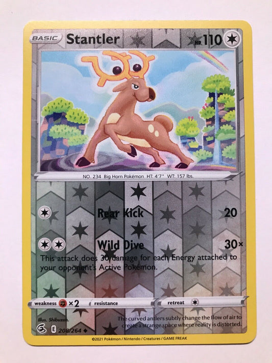 Stantler 208/264 - Uncommon Reverse Holo - Sword & Shield: Fusion Strike
