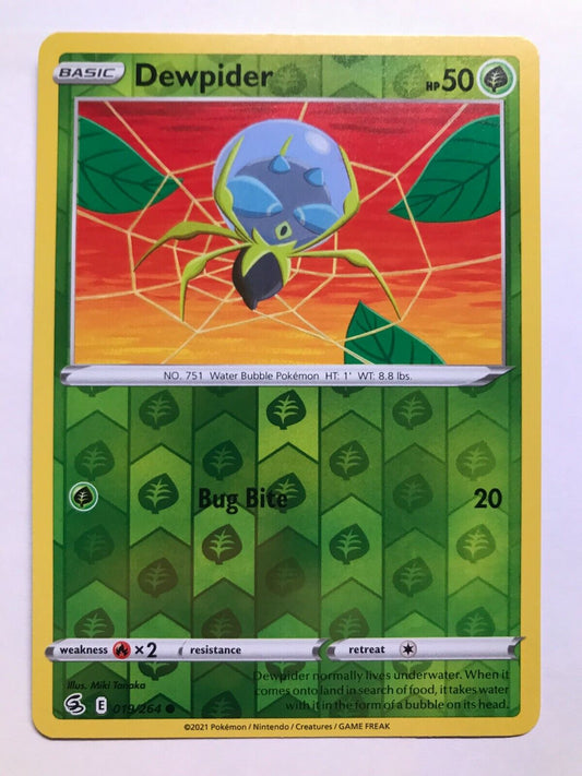Dewpider 019/264 - Common Reverse Holo - Pokemon Fusion Strike