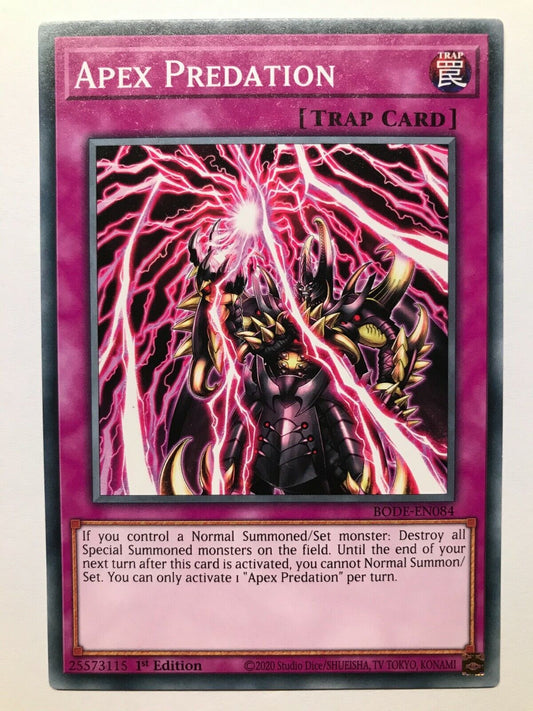 Apex Predation - BODE-EN084 - Common - 1st Edition - YuGiOh