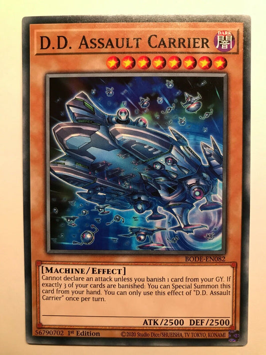 D.D. Assault Carrier - BODE-EN082 - Common - 1st Edition - YuGiOh
