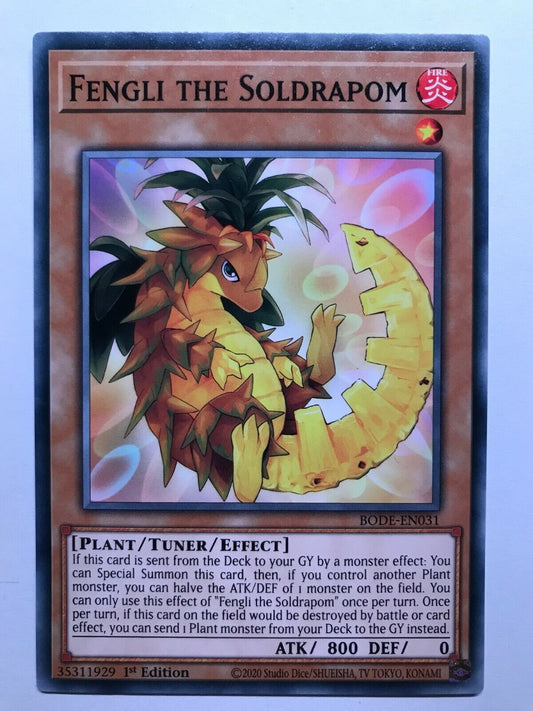 Fengli The Soldrapom - BODE-EN031 - Common - 1st Edition - YuGiOh