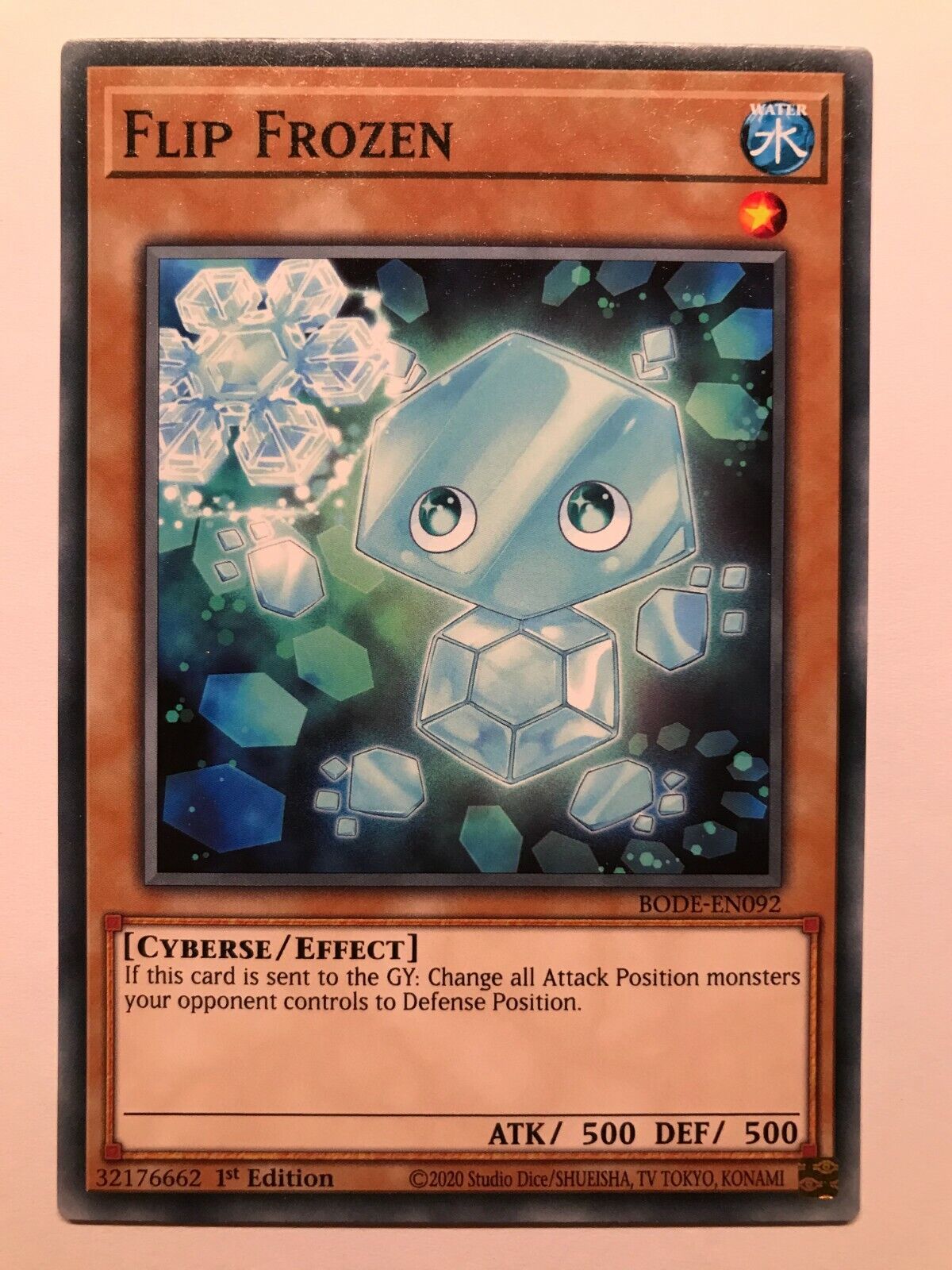 Flip Frozen - BODE-EN092 - Common - 1st Edition - YuGiOh