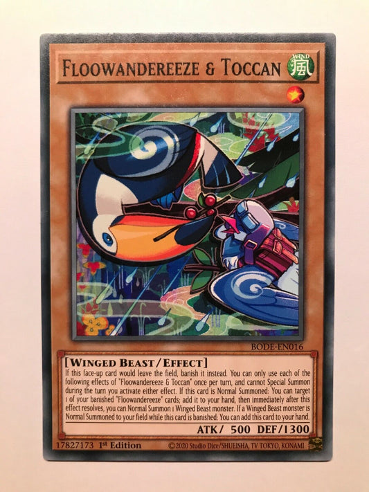 Floodwandereeze & Toccan - BODE-EN016 - Common - 1st Edition - YuGiOh