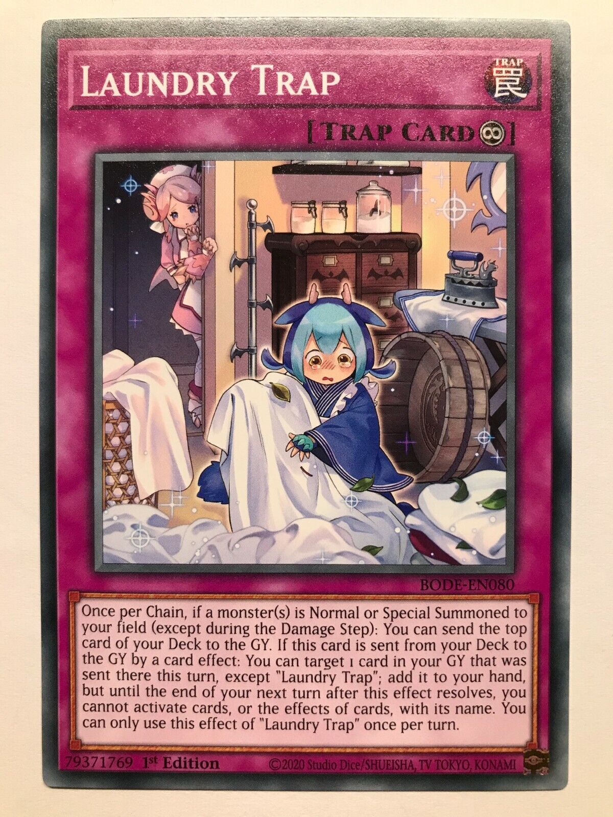 Laundry Trap - BODE-EN080 - Common - 1st Edition - YuGiOh