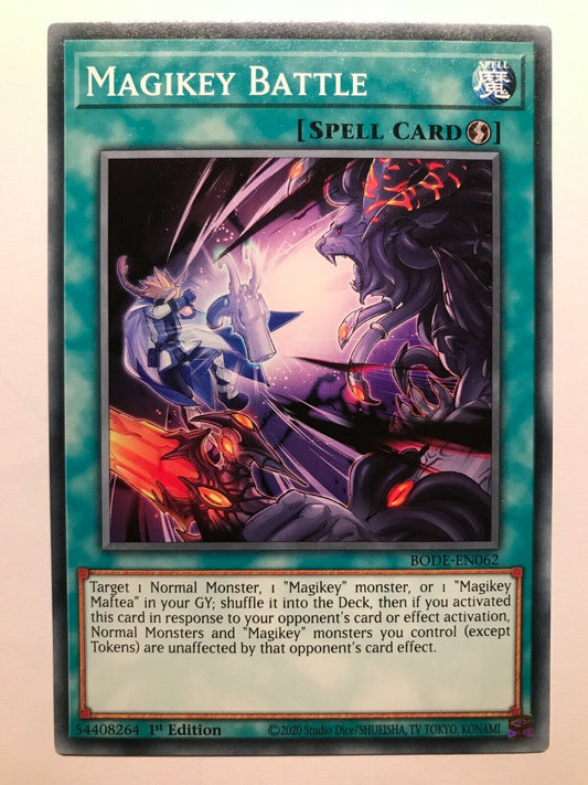 Magikey Battle - BODE-EN062 - Common - 1st Edition - YuGiOh