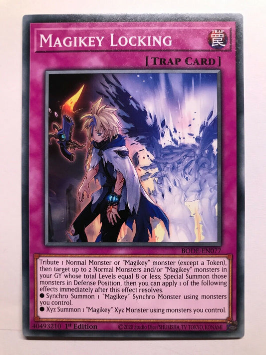 Magikey Locking - BODE-EN077 - Common - 1st Edition - YuGiOh