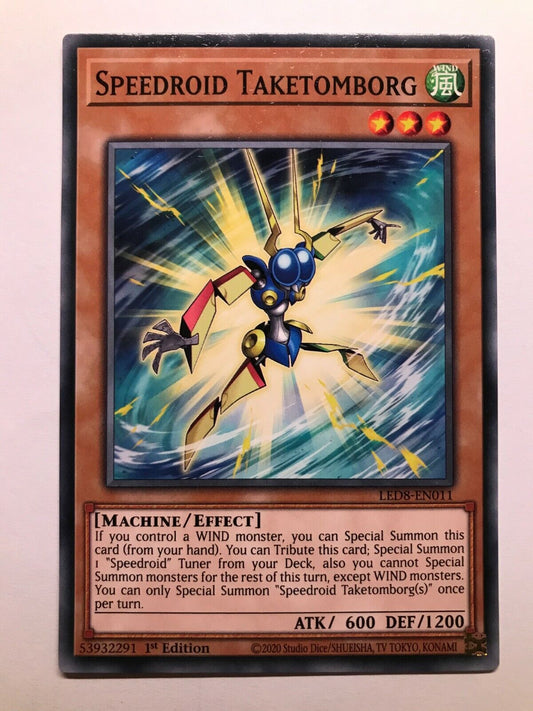 Speedroid Taketomborg - LED8-EN011 - Common - 1st Edition - YuGiOh