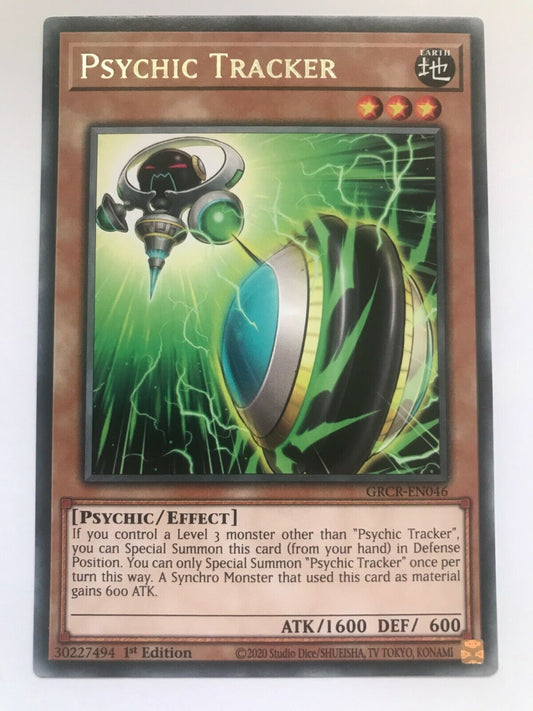 Psychic Tracker - GRCR-EN046 - Rare - 1st Edition