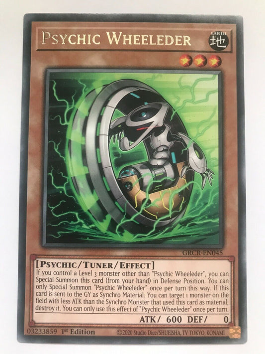Psychic Wheeleder - GRCR-EN045 - Rare - 1st Edition