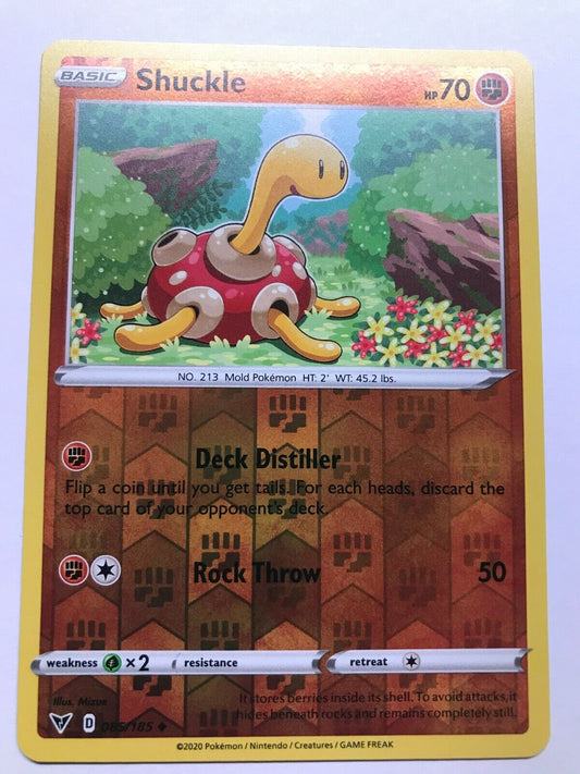 Shuckle - 085/185 - Uncommon Reverse Holo - Vivid Voltage