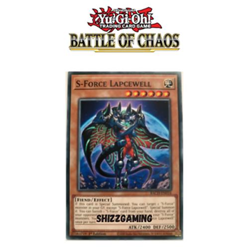 S-Force Lapcewell - BACH-EN016 - Common - 1st Edition- YuGiOh