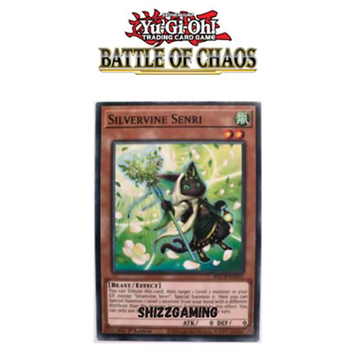 Silvervine Senri - BACH-EN031 - Common - 1st Edition- YuGiOh