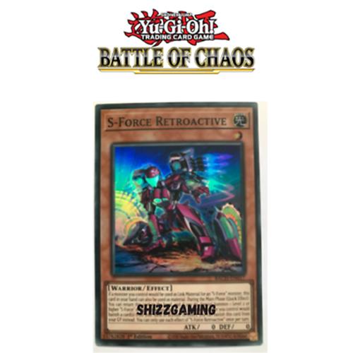 S-Force Retroactive - BACH-EN017 - Super Rare - 1st Edition- YuGiOh