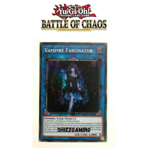 Vampire Fascinator - BACH-EN048 - Super Rare - 1st Edition- YuGiOh