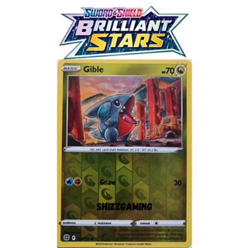 Gible 107/172 - Common Reverse Holo - Pokémon Cards Brilliant Stars