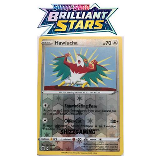 Hawlucha 127/172 - Common Reverse Holo - Pokémon Cards Brilliant Stars
