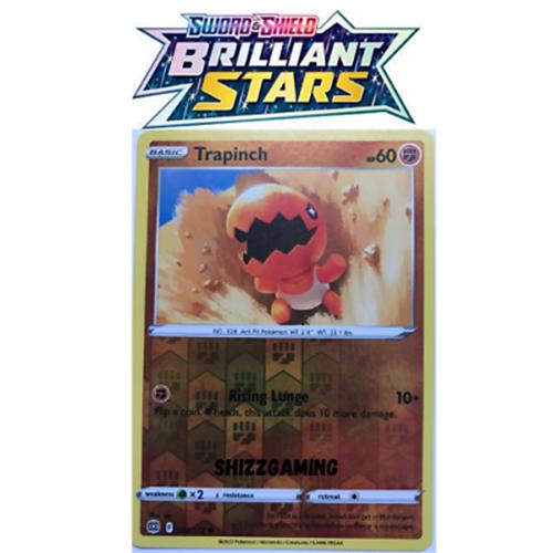 Trapinch 074/172 - Common Reverse Holo - Pokémon Cards Brilliant Stars