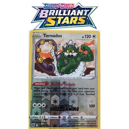 Tornadus 126/172 - Rare Reverse Holo - Pokémon Cards Brilliant Stars