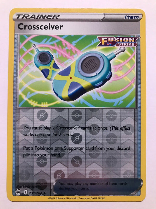 Crossceiver - 231/264 - Uncommon Reverse Holo - Pokemon Fusion Strike