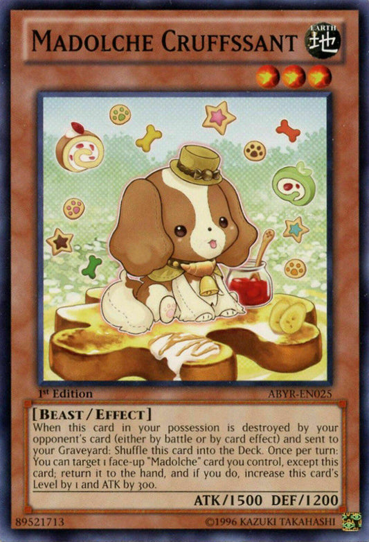 Madolche Cruffssant - ABYR-EN025 - Common - 1st Edition - YuGiOh