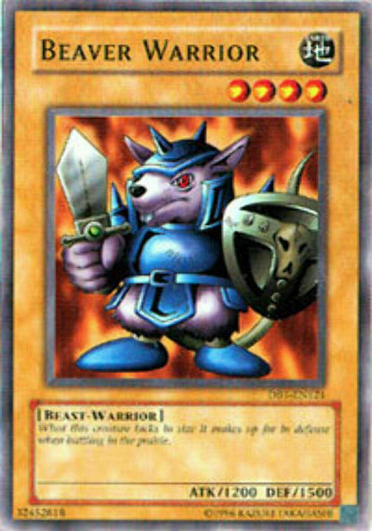 Beaver Warrior - DB1-EN121 - Common - Unlimited Edition - YuGiOh LP