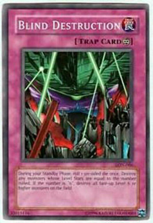 Blind Destruction - LON-E086 - Common - 1st Edition - YuGiOh LP